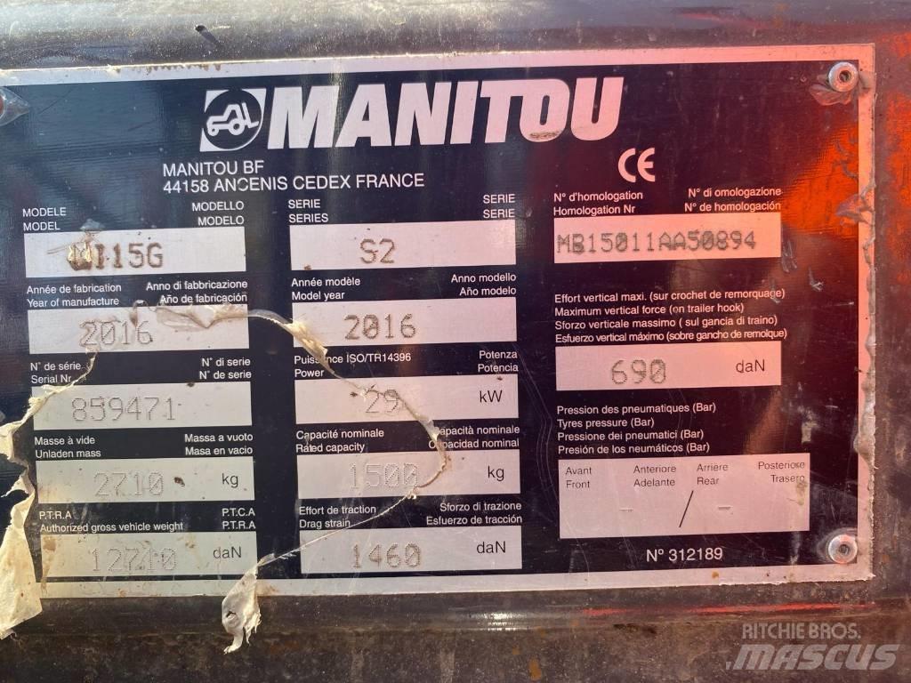 Manitou MI 15 G LPG vozíky