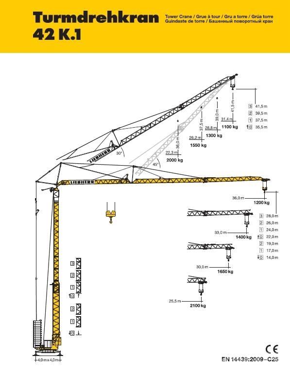 Liebherr 42 K.1 Stavebné žeriavy
