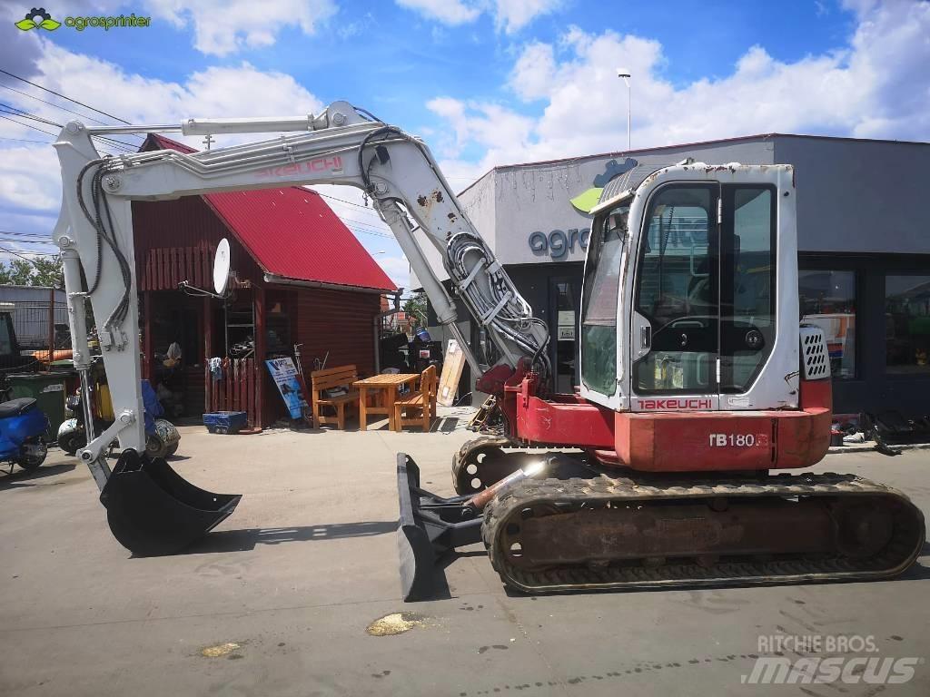 Takeuchi TB180FR Midi rýpadlá 7 t - 12 t