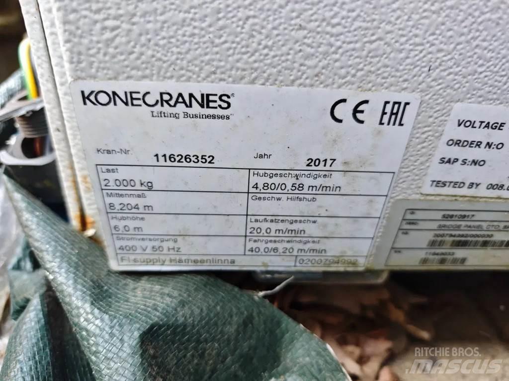 Konecranes 2 Ton Mostové a portálové žeriavy