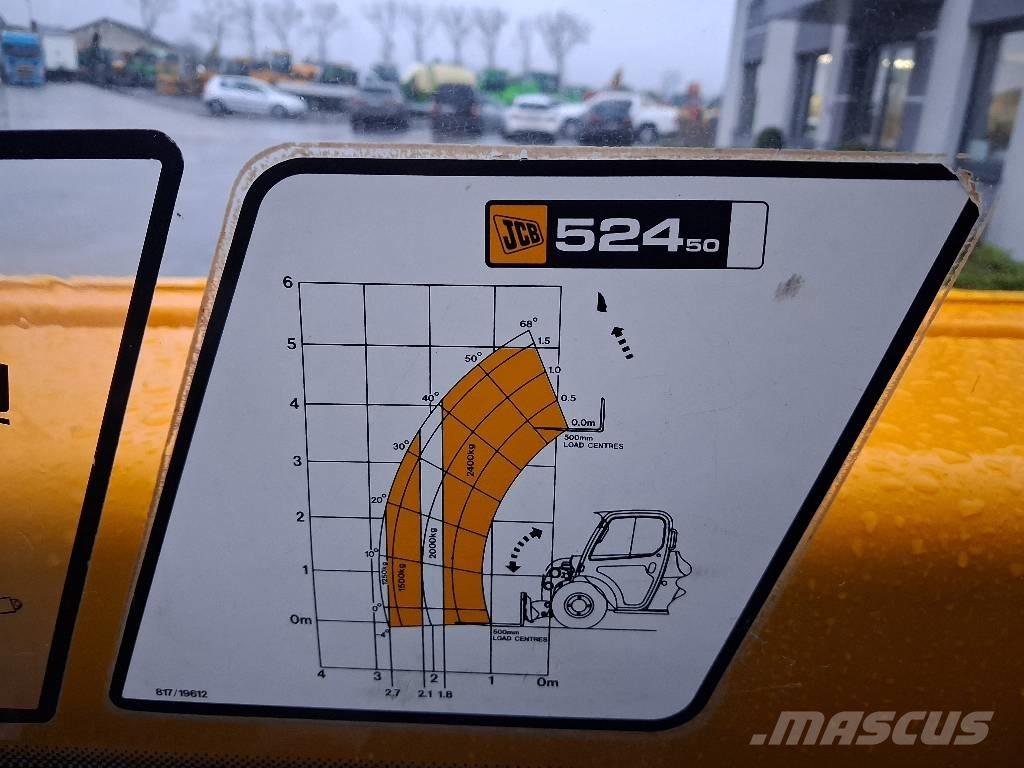 JCB 524-50 Teleskopické nakladače pre poľnohospodárstvo