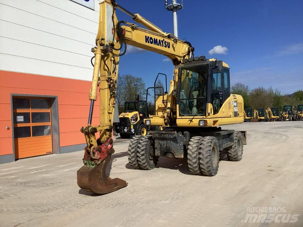 Komatsu PW 160-7E0 Kolesové rýpadlá