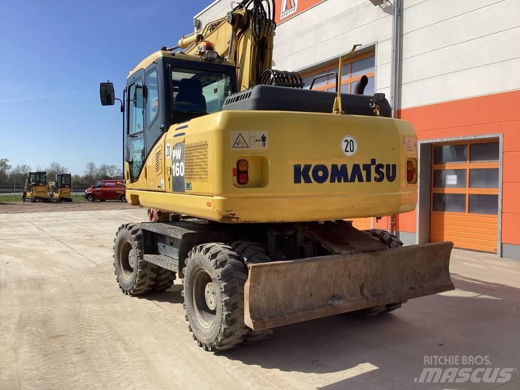 Komatsu PW 160-7E0 Kolesové rýpadlá
