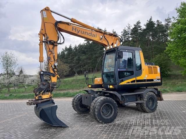 Hyundai Robex 140 W Kolesové rýpadlá