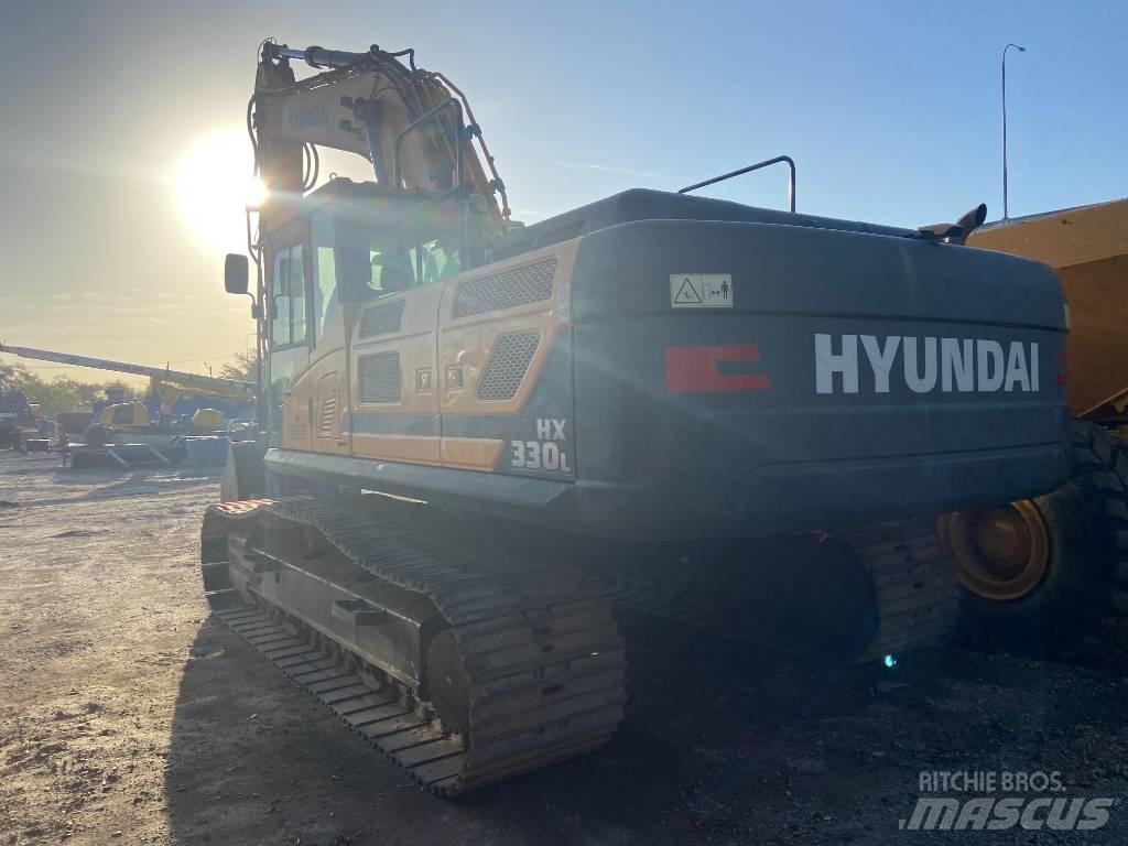 Hyundai HX330L Pásové rýpadlá