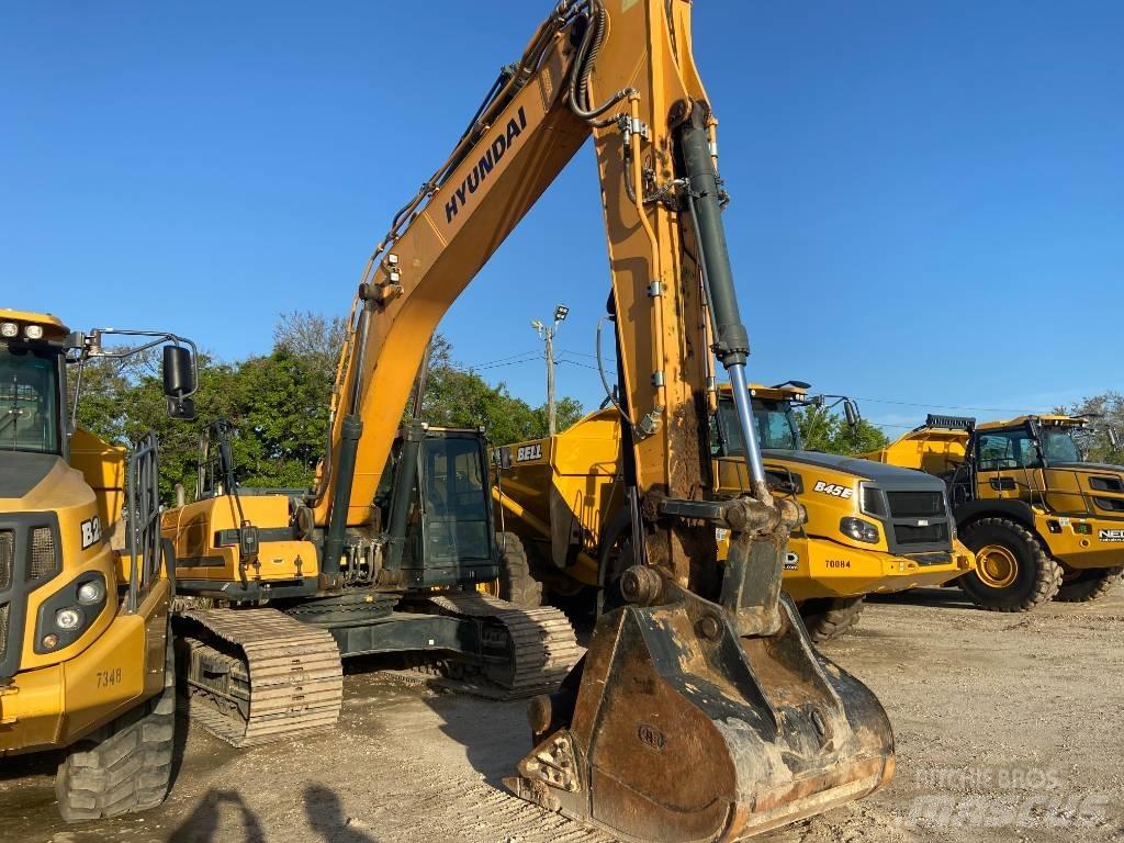 Hyundai HX330L Pásové rýpadlá