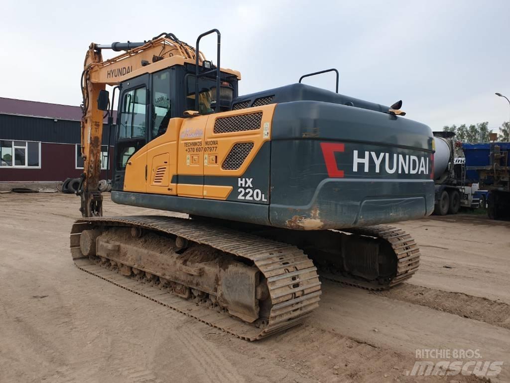 Hyundai HX 220 L Pásové rýpadlá