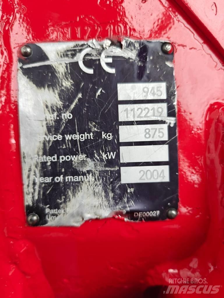 Valmet 945.1 Žatevné hlavy