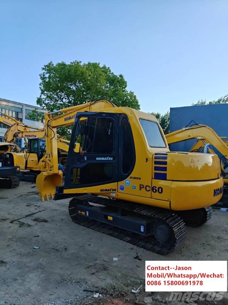 Komatsu PC 60 Mini rýpadlá < 7t