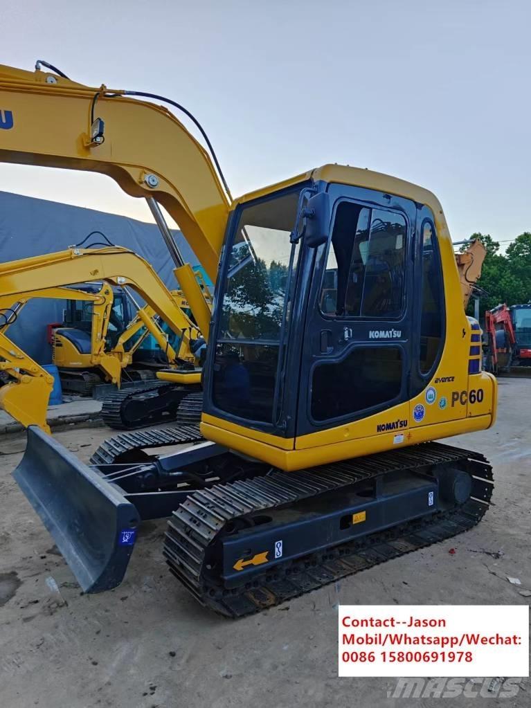 Komatsu PC 60 Mini rýpadlá < 7t