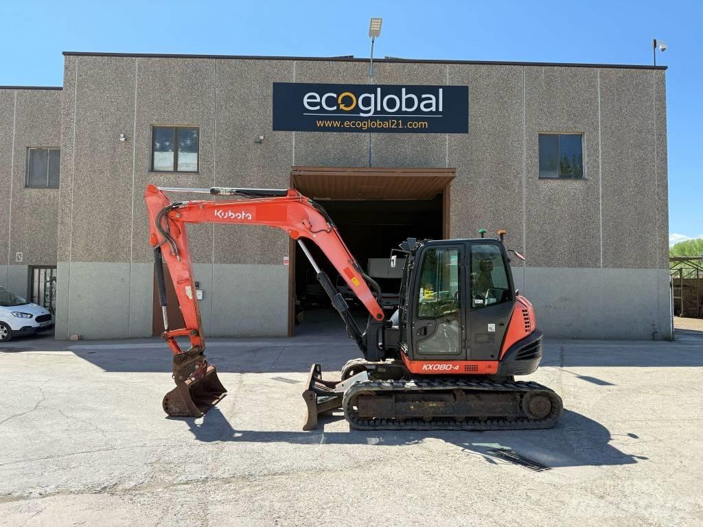 Kubota KX 080-4 Midi rýpadlá 7 t - 12 t