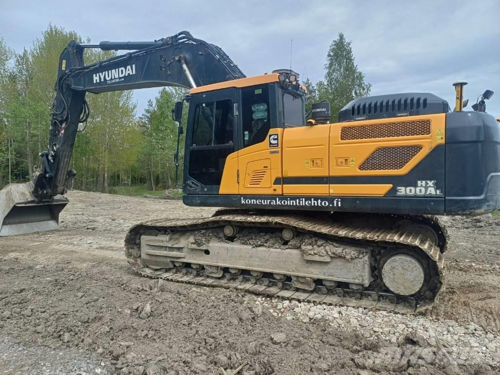 Hyundai HX 300 AL Pásové rýpadlá