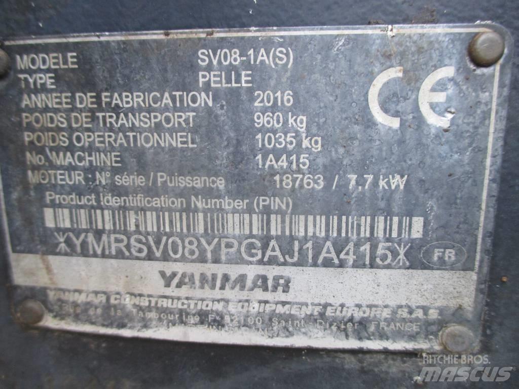 Yanmar SV 08-1 A Mini rýpadlá < 7t