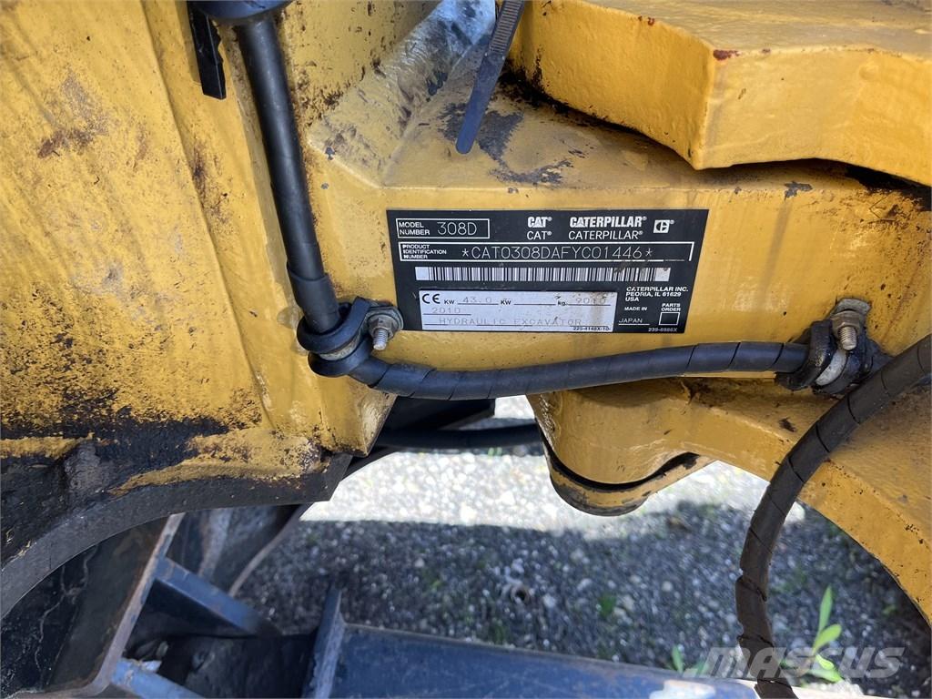CAT 308 D Midi rýpadlá 7 t - 12 t