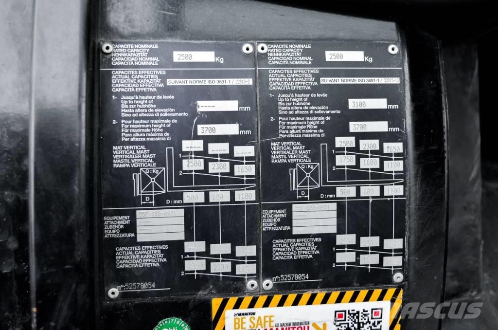 Manitou MC 25-4 D Dieselové vozíky