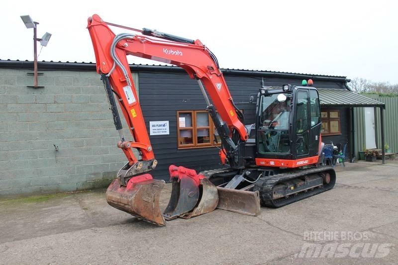Kubota KX 080-4 Midi rýpadlá 7 t - 12 t