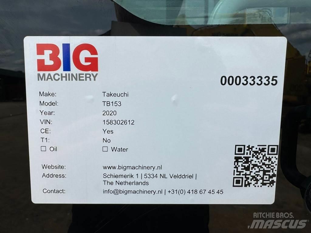 Takeuchi TB153FR Mini rýpadlá < 7t