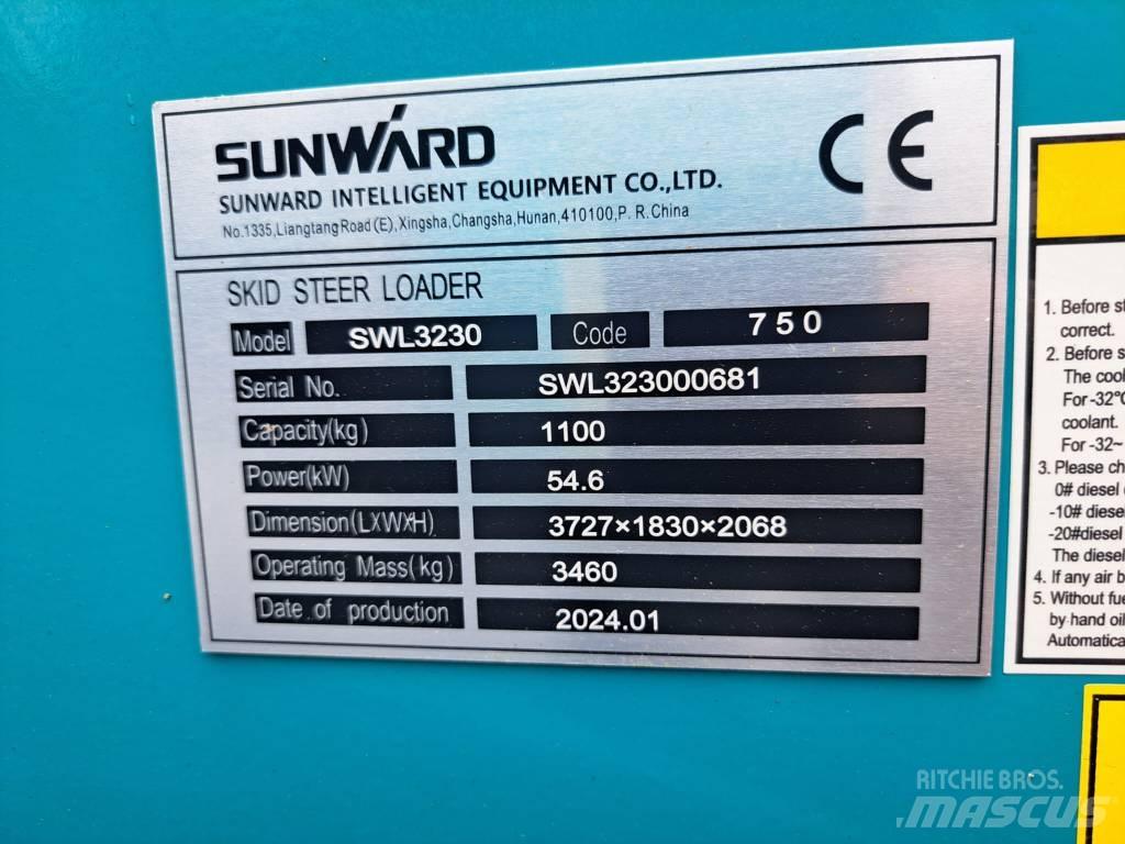 Sunward SWL 3230 Šmykom riadené nakladače