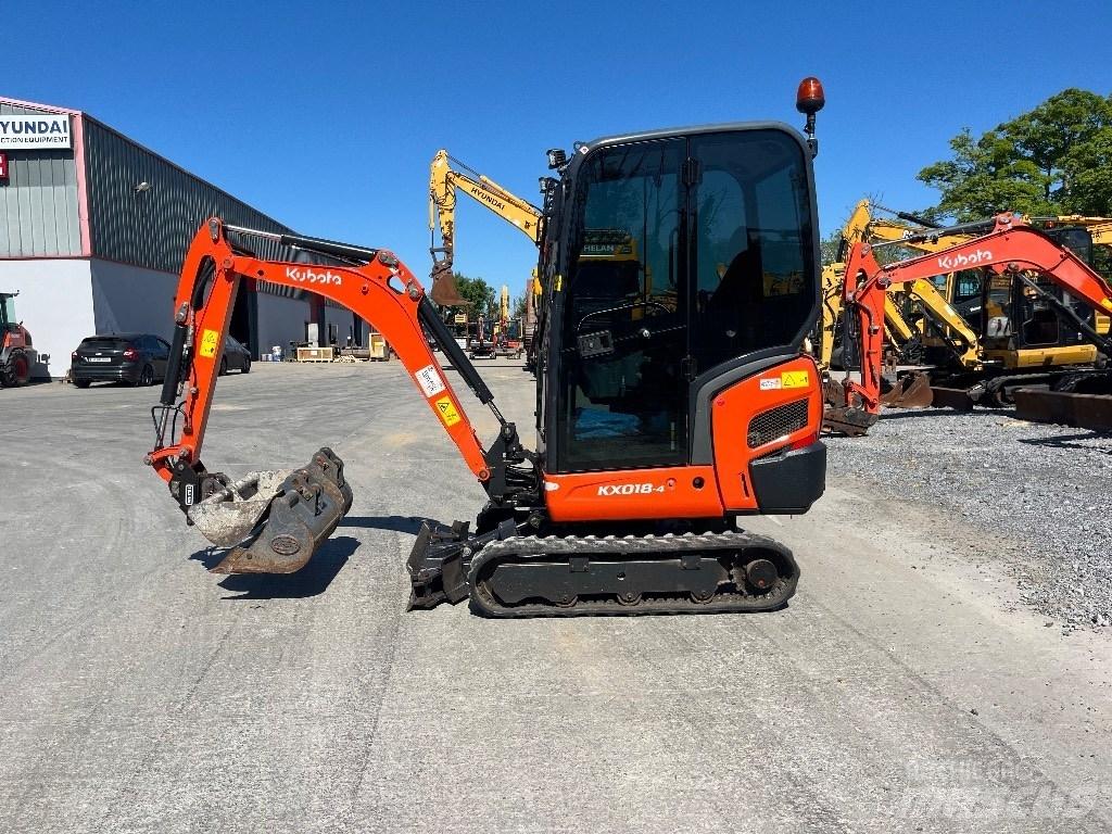 Kubota KX 018-4 Mini rýpadlá < 7t