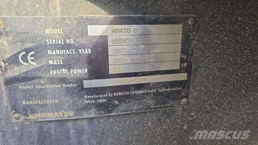 Komatsu WA 470-6 Kolesové nakladače