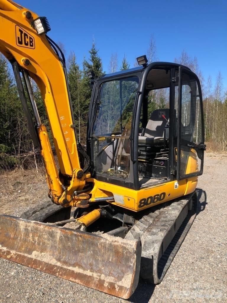 JCB 8060 Mini rýpadlá < 7t