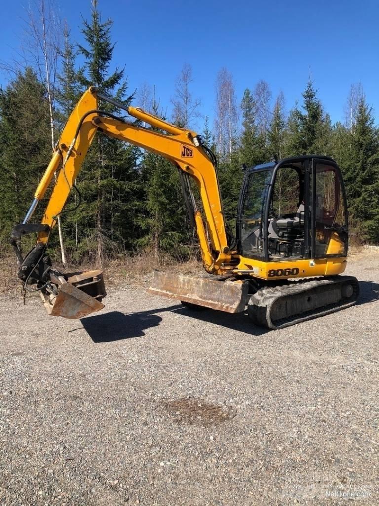 JCB 8060 Mini rýpadlá < 7t