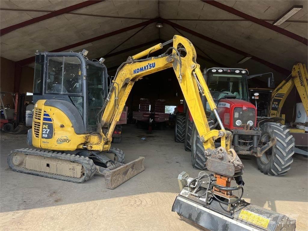 Komatsu PC27MR-2 Kolesové rýpadlá