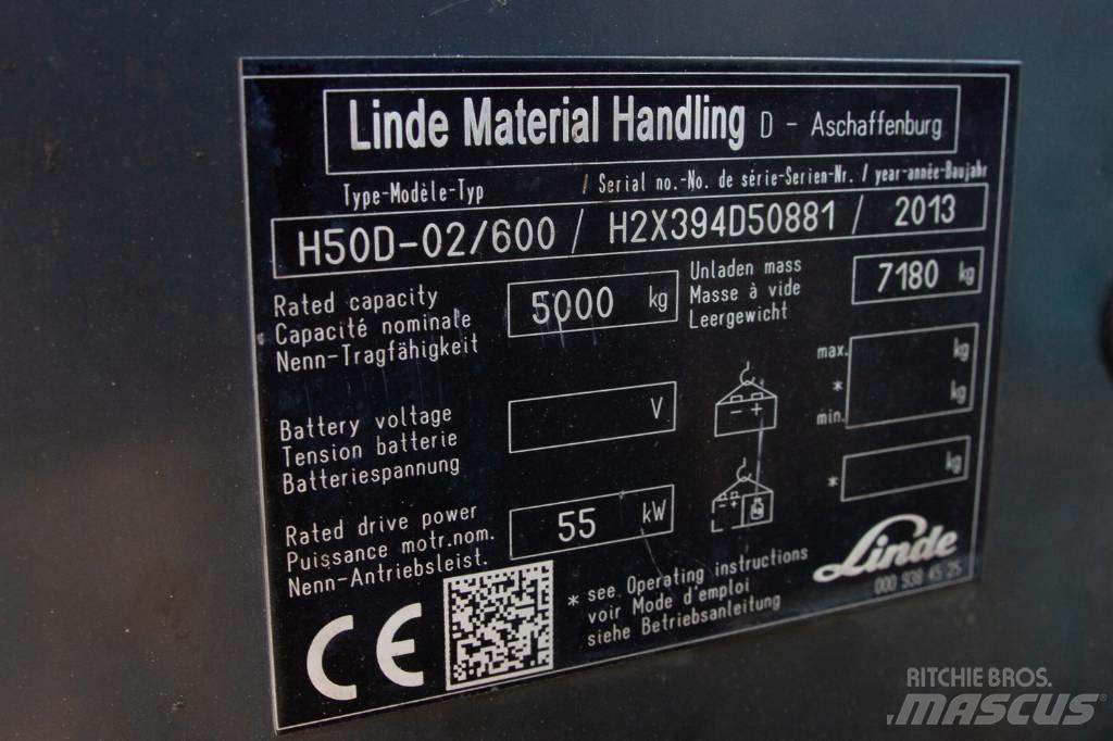 Linde H50D-02/600 Dieselové vozíky
