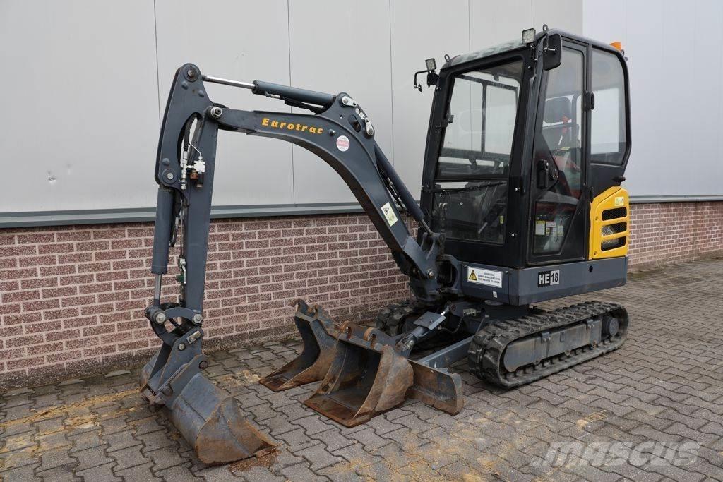 Eurotrac HE18 Mini rýpadlá < 7t