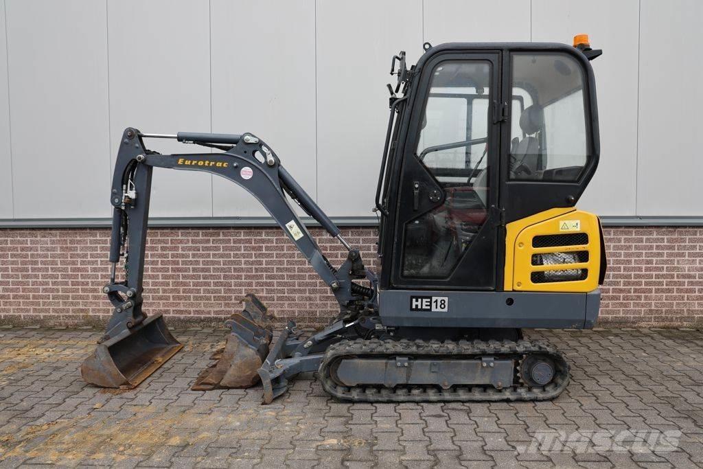 Eurotrac HE18 Mini rýpadlá < 7t
