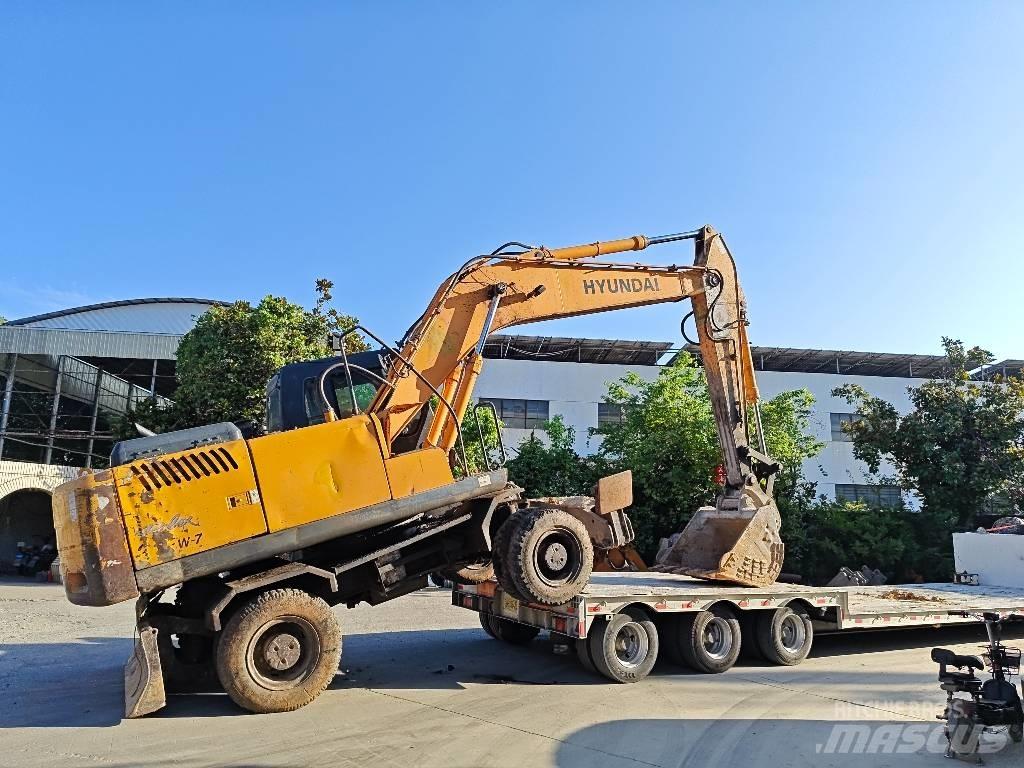 Hyundai Robex 210w-7 Kolesové rýpadlá