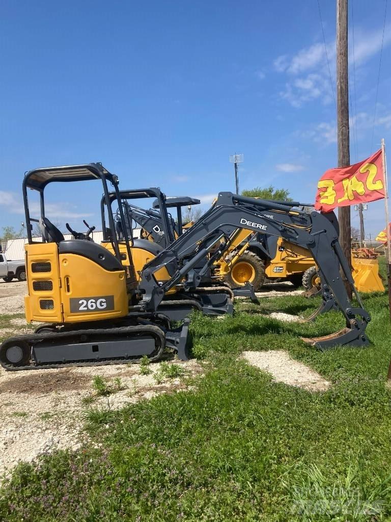 John Deere 26G Demolačné rýpadlá