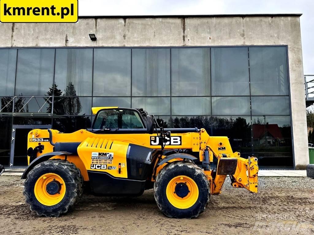 JCB 533-105 Teleskopické manipulátory