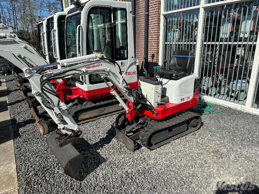 Takeuchi TB 108 Mini rýpadlá < 7t