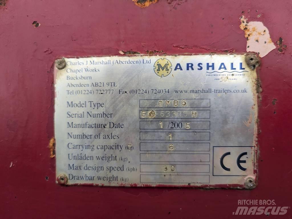 Marshall QMD6 Vyklápacie prívesy