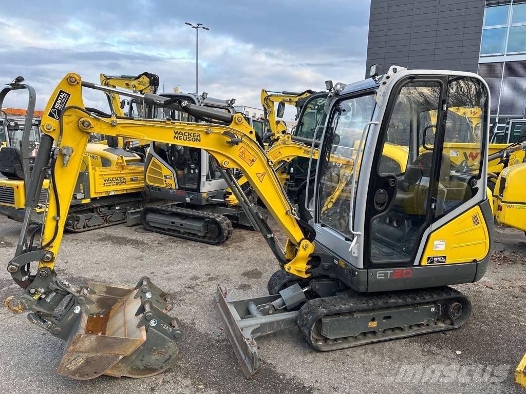 Wacker Neuson ET20 Pásové rýpadlá