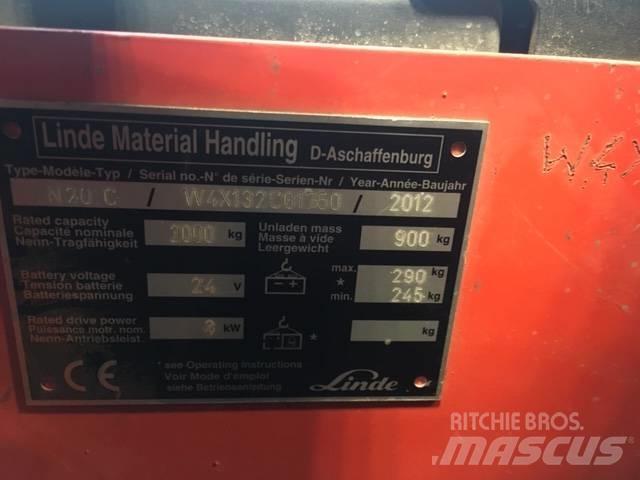 Linde N20C/132 Nízkozdvižné vozíky