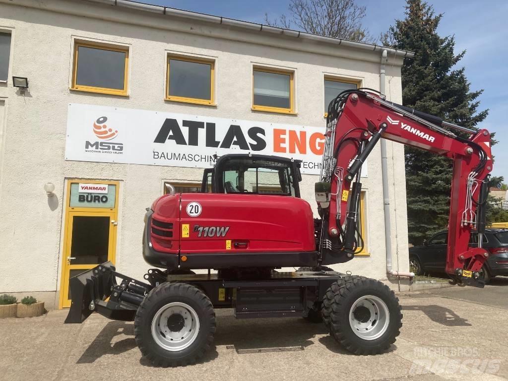 Yanmar B 110 W Kolesové rýpadlá