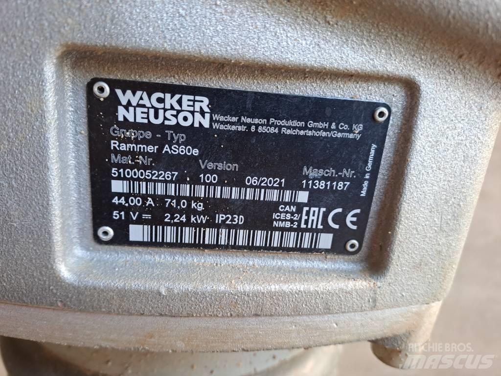 Wacker Neuson AS60e Vibračné zhutňovače