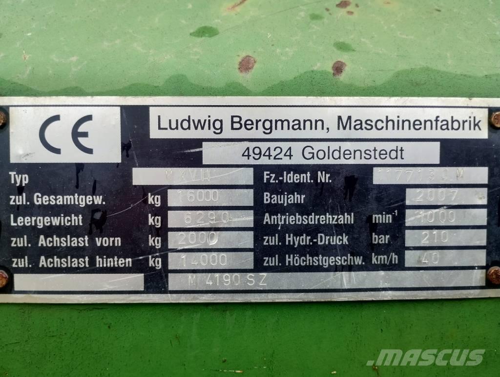 Bergmann M 4190 SZ Ďalšie poľnohospodárske stroje