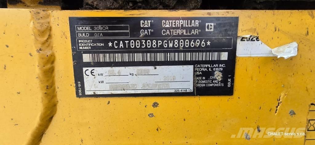 CAT 308 CR Midi rýpadlá 7 t - 12 t