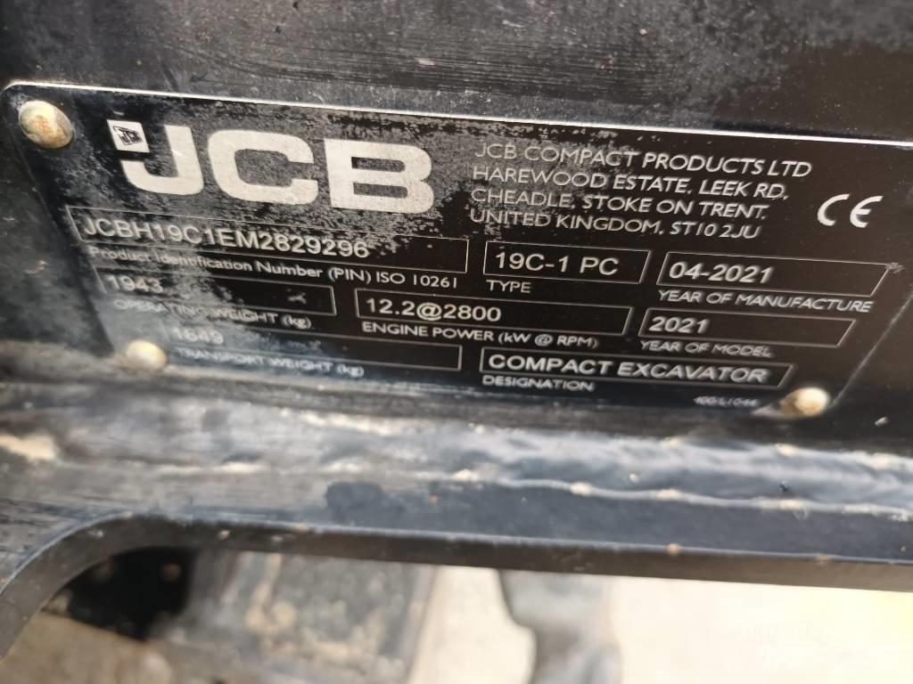 JCB 19 C-1 Mini rýpadlá < 7t