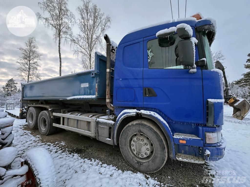 Scania R 124 GB 470 Hákový nosič kontajnerov