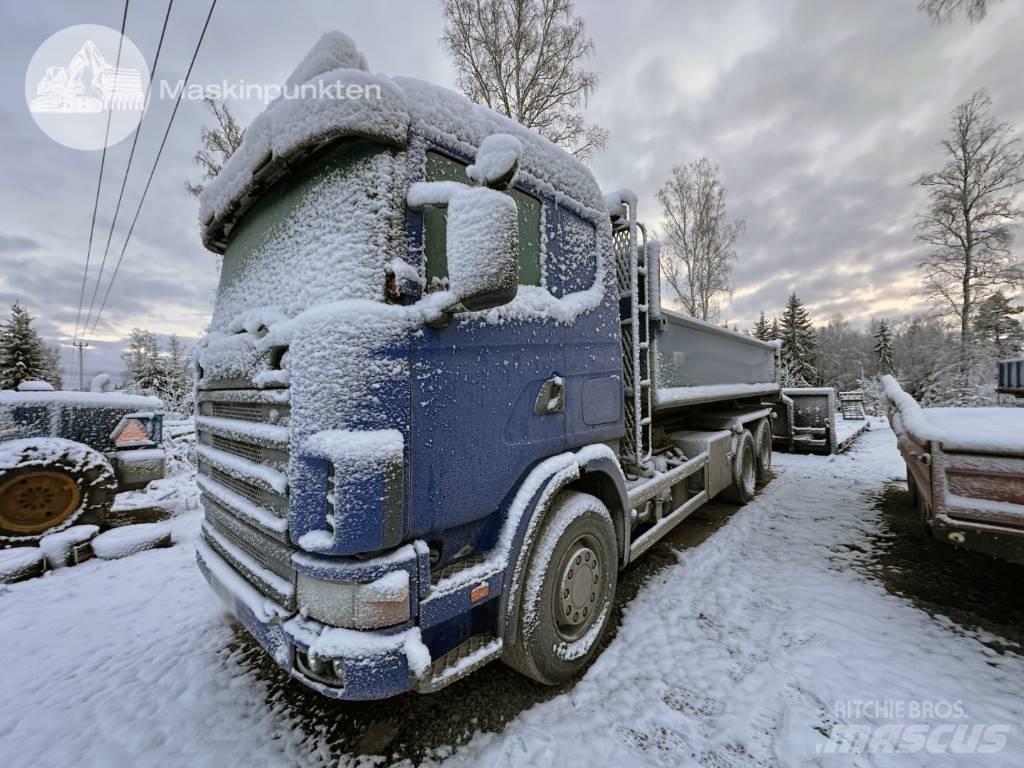 Scania R 124 GB 470 Hákový nosič kontajnerov