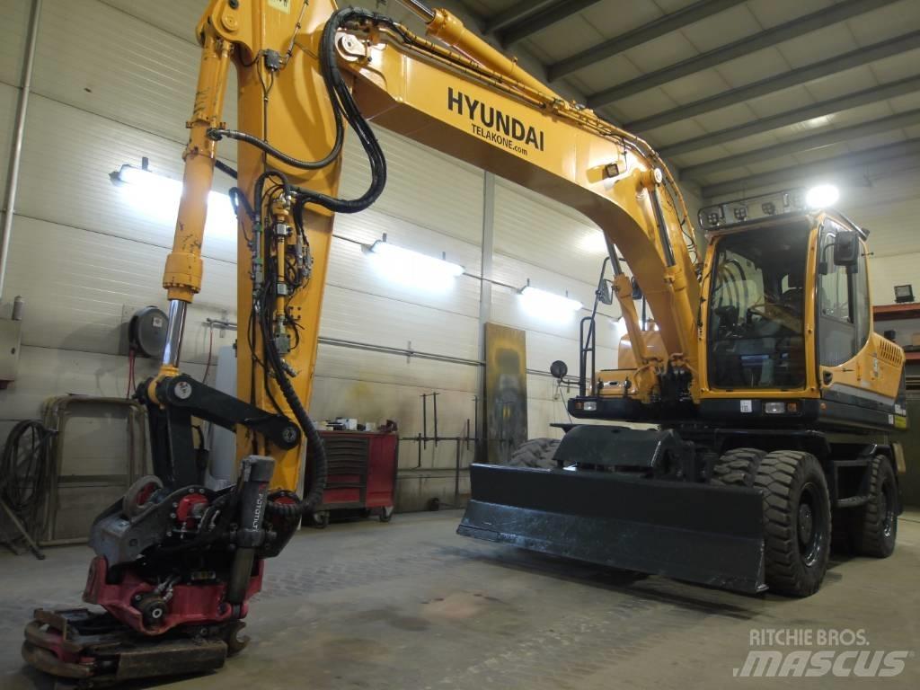 Hyundai R 160 W-9A Kolesové rýpadlá