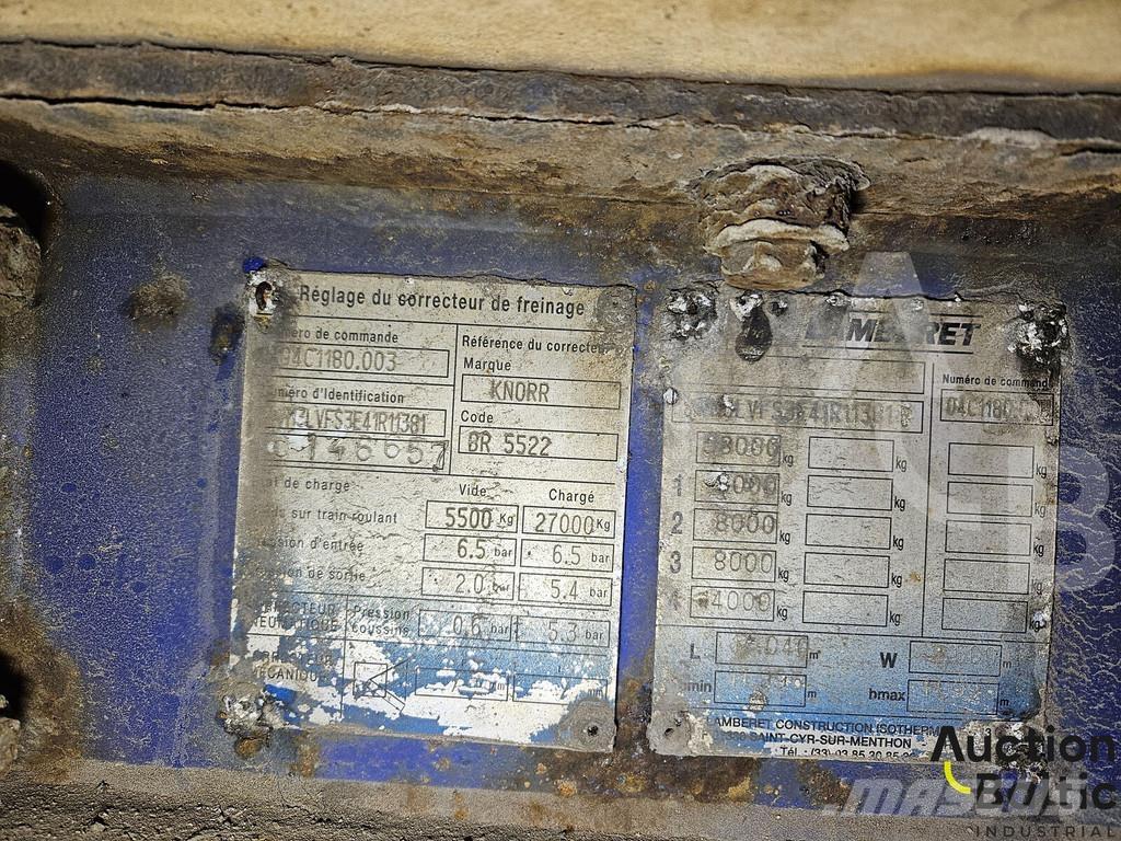 Lamberet YS-2P5 Plachtové návesy