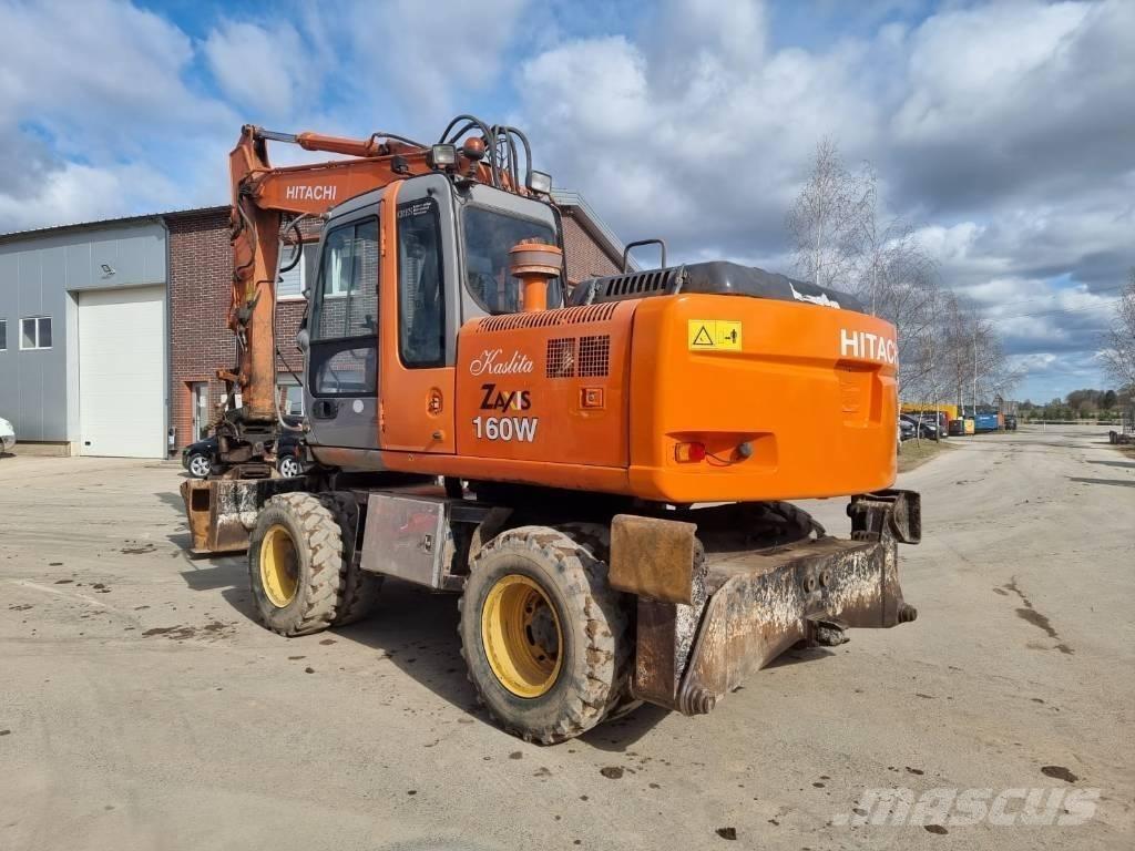 Hitachi ZX 160 W Kolesové rýpadlá