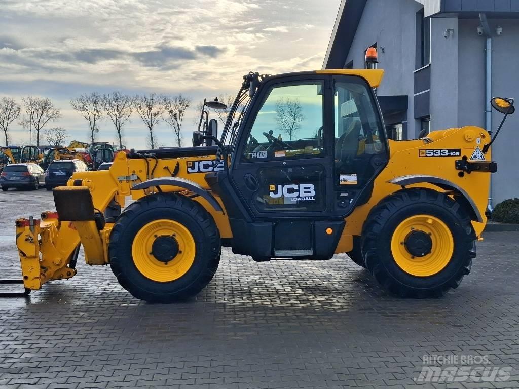 JCB 533-105 Teleskopické manipulátory