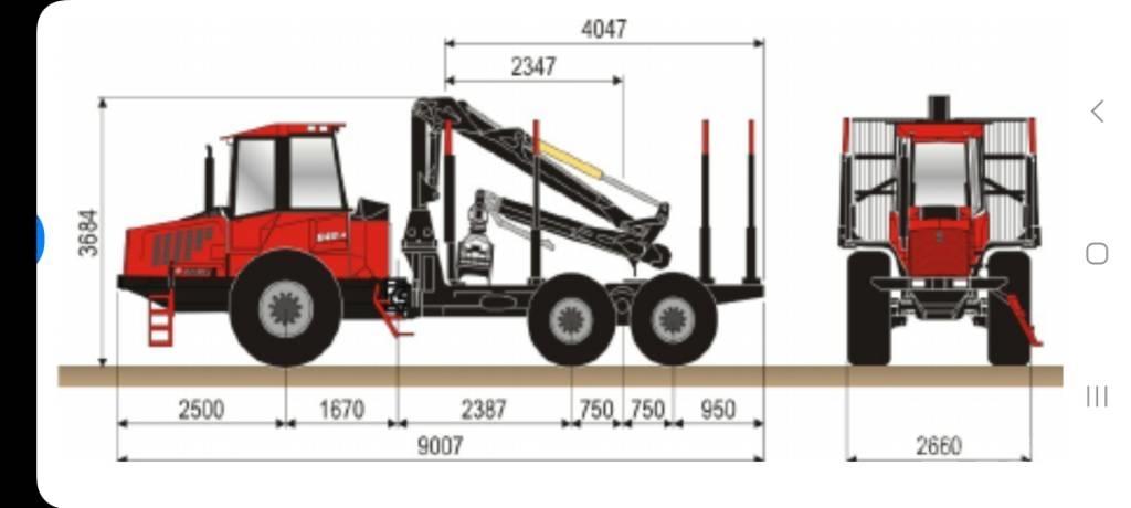 Valmetal 840.2 Lesné traktory