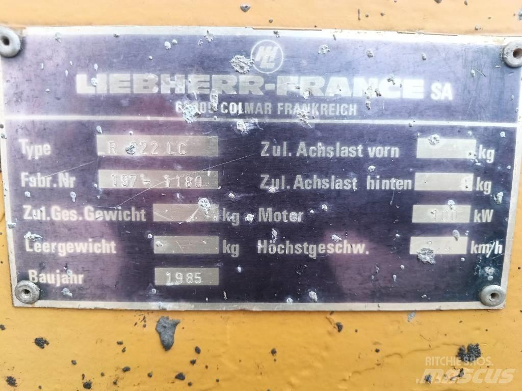 Liebherr R 922 L Pásové rýpadlá